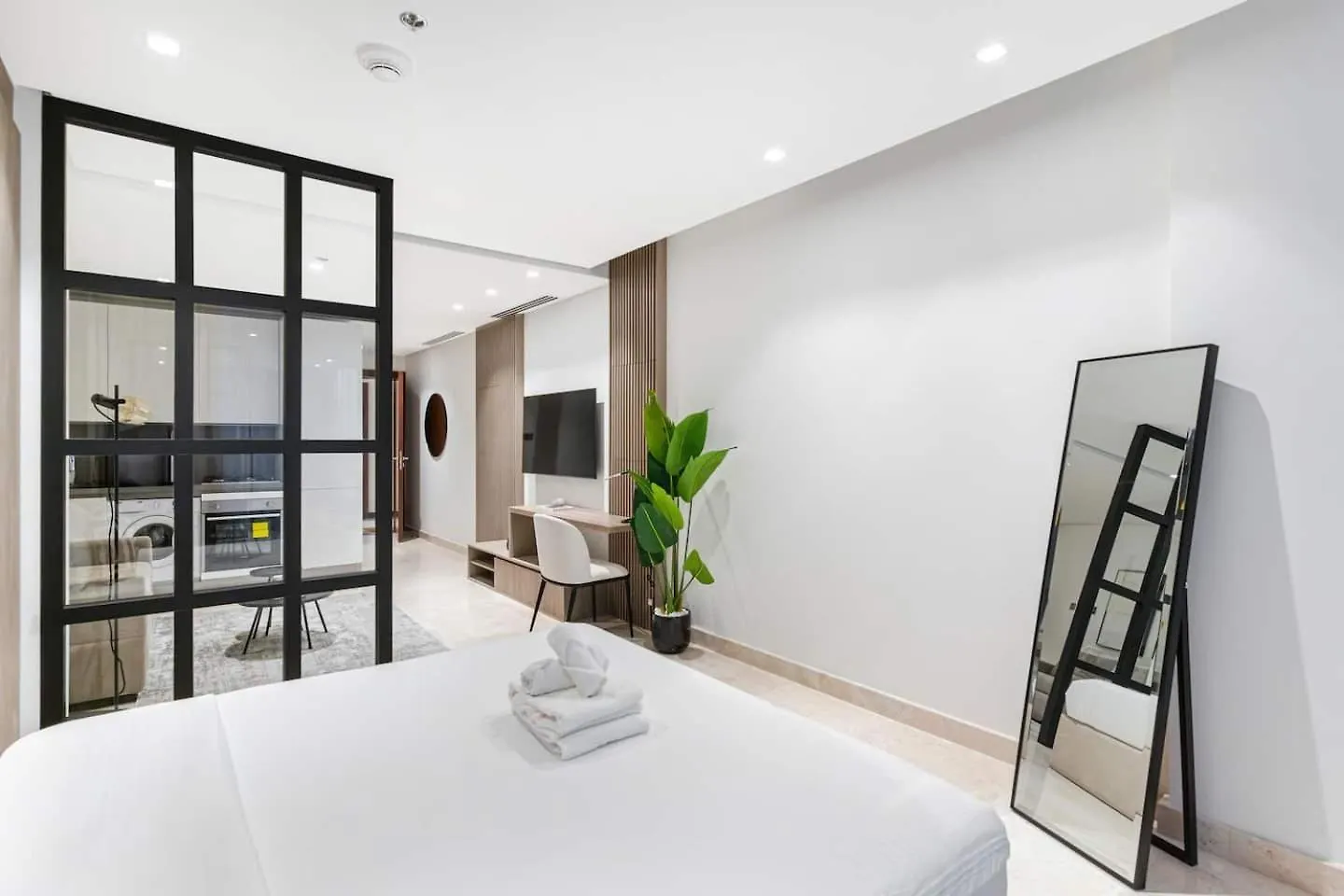 شقة Urban Elegance New Studio Near Dubai Mall & Burj الإمارات العربية المتحدة