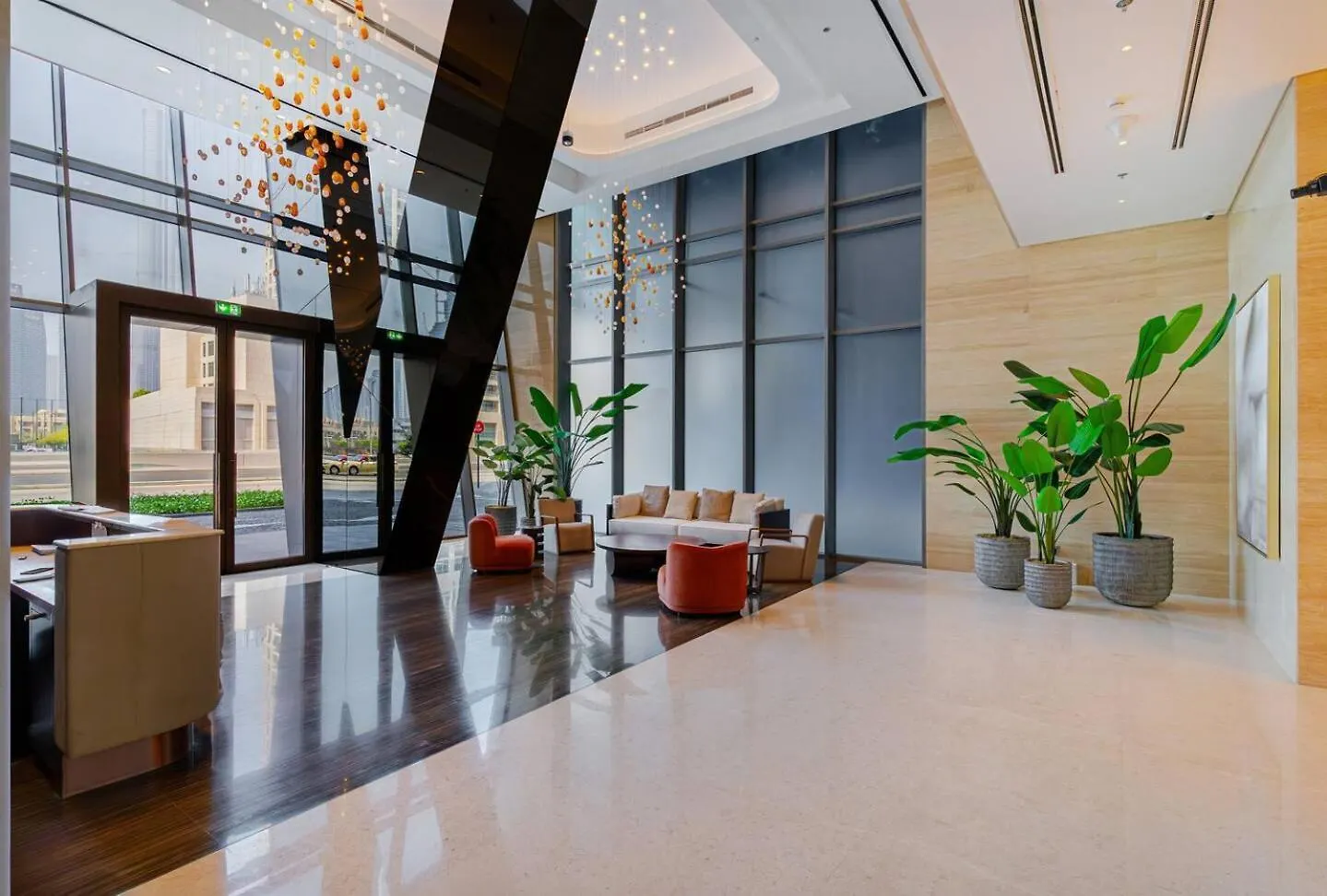 Apartment Urban Elegance New Studio Near Dubai Mall & Burj